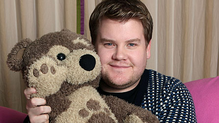 James Corden and Little Charley Bear