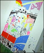 Picture: Mural from student of Fine Art
