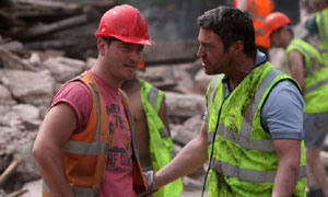 The Street: (L-R) Tom (Will Mellor) and Charlie (Vincent Regan)