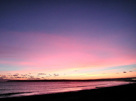 Sunset over Marazion
