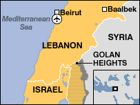 Bản đồ Lebanon