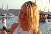 Sia on the beach