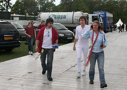 Saturday - backstage