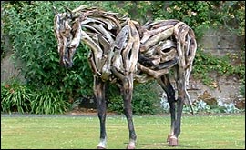 Horse sculpture