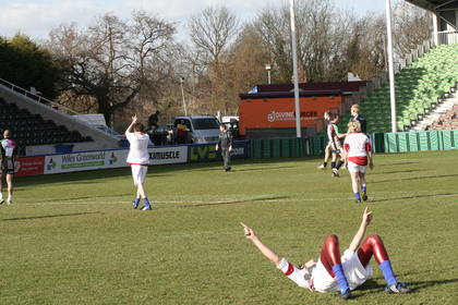Vernon celebrates by lying down for a rest