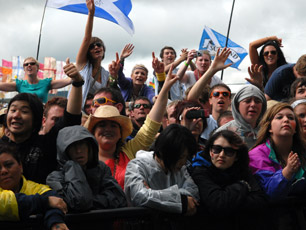 Sunday crowd