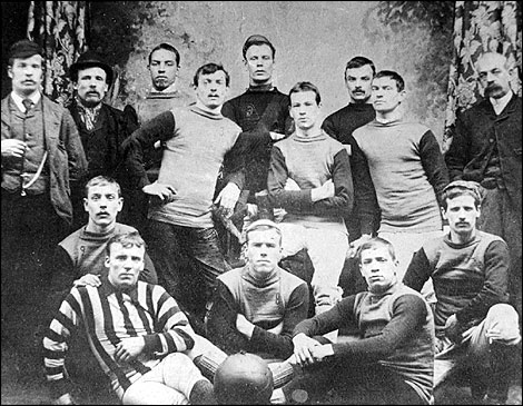 Barnsley St Peters line-up, 1889-90?