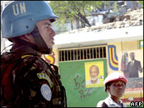 Soldado brasileiro no Haiti