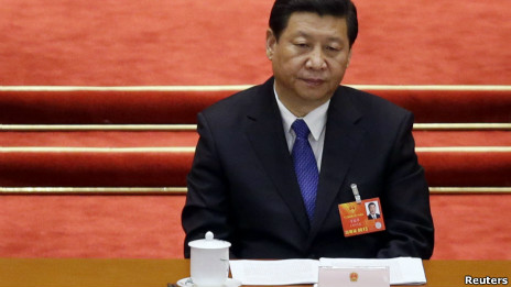 习近平出席北京全国人大会议(08/03/2013)