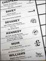 ballot paper