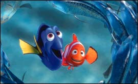 Still from Finding Nemo