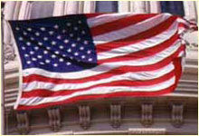 American flag at Capitol Hill