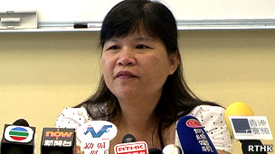 香港記者協會主席麥燕庭（香港電台圖片3/7/2011）