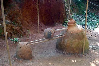 A still used to brew feni, the staple local spirit.