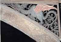 dragon carving.