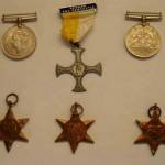 These are the medals that Joe Wright recieved after the war. They were for fighting in Italy, North Africa, Greece,  Egypt and a couple for servin his countrty in the war.