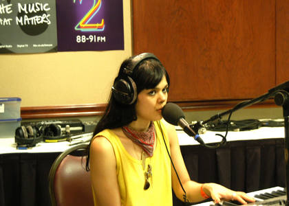 Bat For Lashes perform live for Dermot