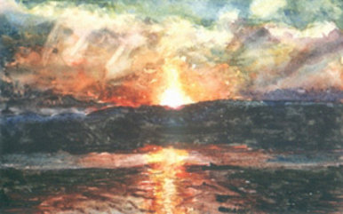 Sunset Over Galilee