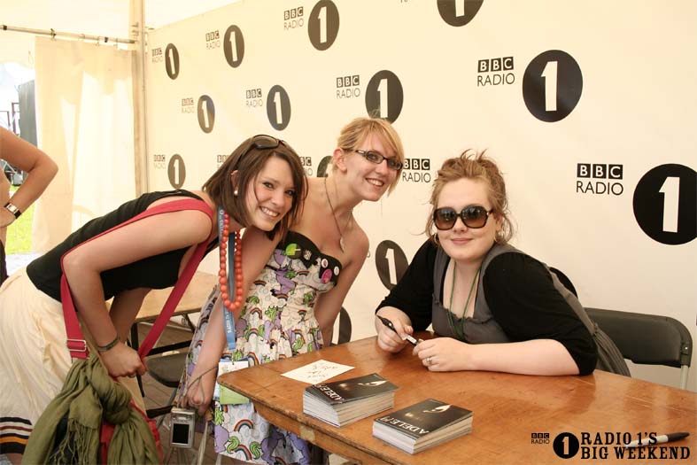 Signing sessions with Adele