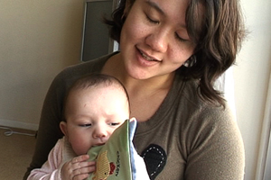 Hirondelle is half French half Chinese.  She speaks French and is studying Mandarin at University and she hopes to pass on her linguistic and cultural knowledge to her daughter.

