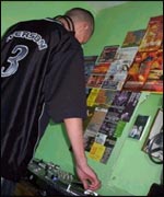 DJ Thrilla on the decks