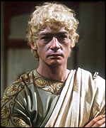 John Hurt as Caligula in I, Claudius