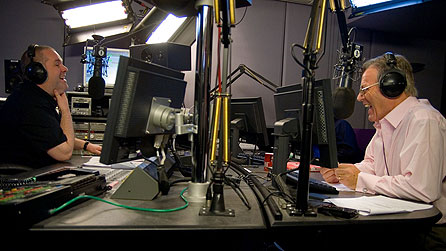 Former Radio 1 breakfast DJ Tony Blackburn presents a special show in 2007 to celebrate Radio 1's 40th birthday with current breakfast DJ Chris Moyles