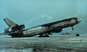 Ash tilts a jet photo: RL Rieger/USGS