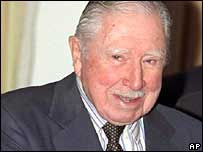 O ex-líder chileno Augusto Pinochet, que morreu no ano passado