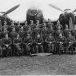 1426 (EAC) Flight - The Rafwaffe at RAF Collyweston on 3rd September 1943.  (My father, Dave Bennett, third from left in front row.)