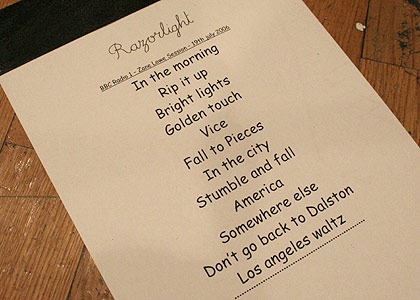 Razorlight live in London