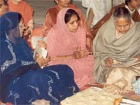 Women praying