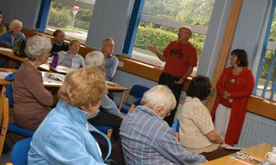  Dewi and Gillian at the Newtown Welsh Learners' Day