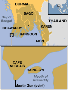 Bản đồ những nơi bị ảnh hưởng bởi bão