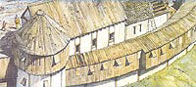 Artist's impression of Hen Domen