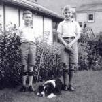 Doug, Dan and Raymo.   Bangor Sept. 1939