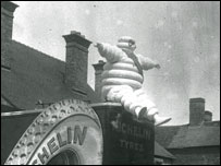 Michelin Man. Courtesy: 'Staffordshire Past Tracks'