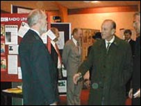 HRH Duke of Edinburgh met BBC Radio  Lincolnshire's Nigel Hallam.