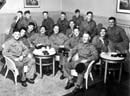 Photograph showing a group of peacetime conscripts