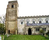 Image of the tower at Kirtling parish church