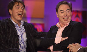 John Barrowman and Andrew Lloyd Webber