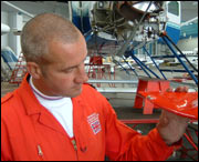 Junior Engineering Officer Tim Beagle