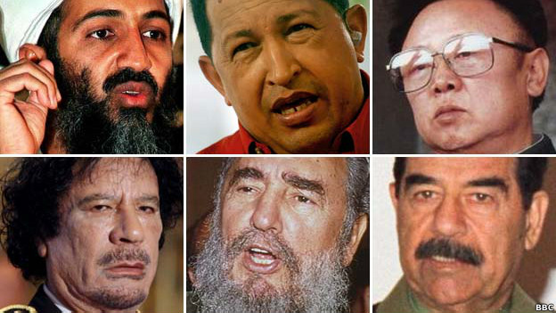 Líderes antiamericanos / Montagem BBC