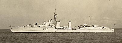 Picture of the Tribal class Destroyer HMS Gurkha in 1941