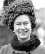 The Queen at the Royal Maundy Service, Tewkesbury, 1970