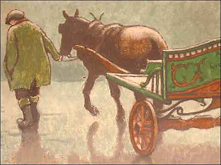 Man with horse