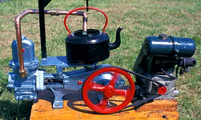 Anyone for tea? What is this little engine doing?
