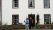 Current owner Greg Fullerton and Bruce take a walk outside