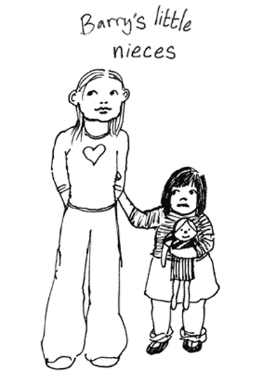 Barry's Little Nieces