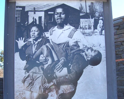 A grave image of Hector Pieterson